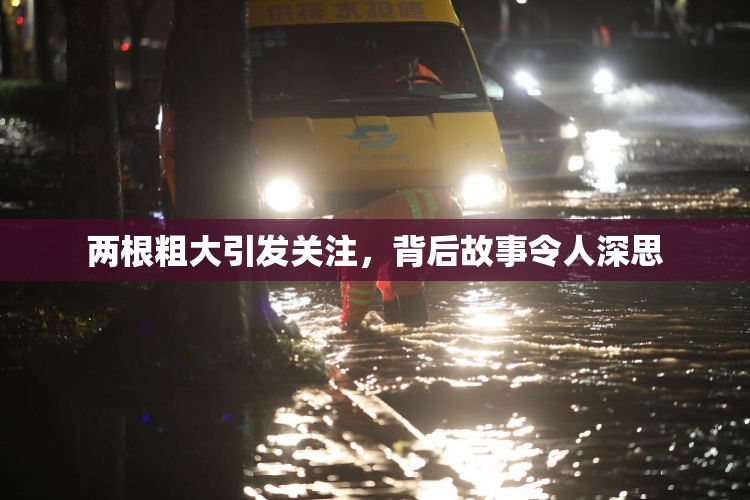 两根粗大引发关注，背后故事令人深思