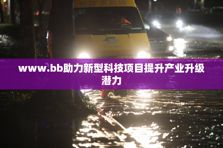www.bb助力新型科技项目提升产业升级潜力