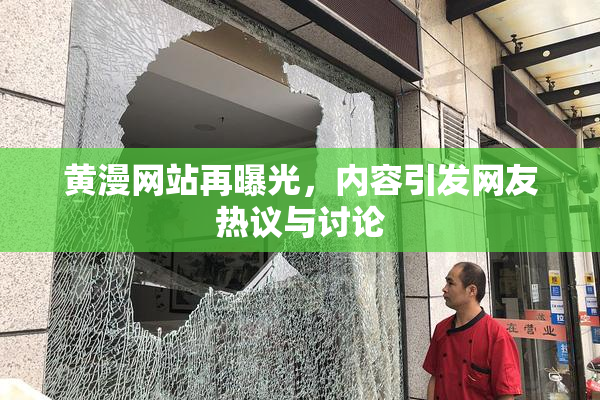 黄漫网站再曝光，内容引发网友热议与讨论