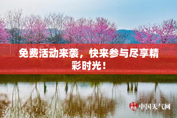 免费活动来袭，快来参与尽享精彩时光！