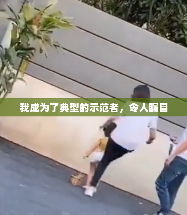 我成为了典型的示范者，令人瞩目