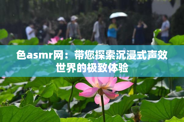 色asmr网：带您探索沉浸式声效世界的极致体验