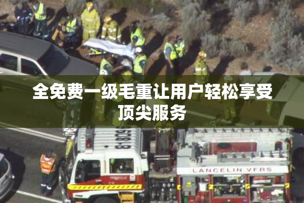 全免费一级毛重让用户轻松享受顶尖服务