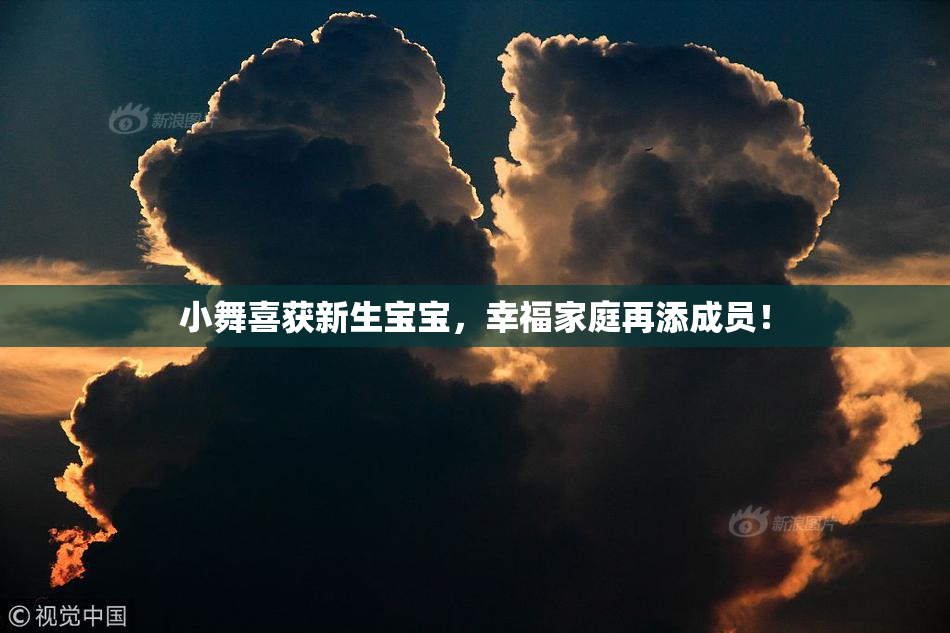 小舞喜获新生宝宝，幸福家庭再添成员！