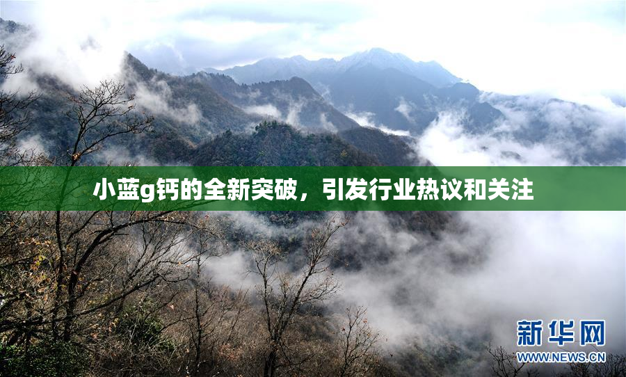 小蓝g钙的全新突破，引发行业热议和关注