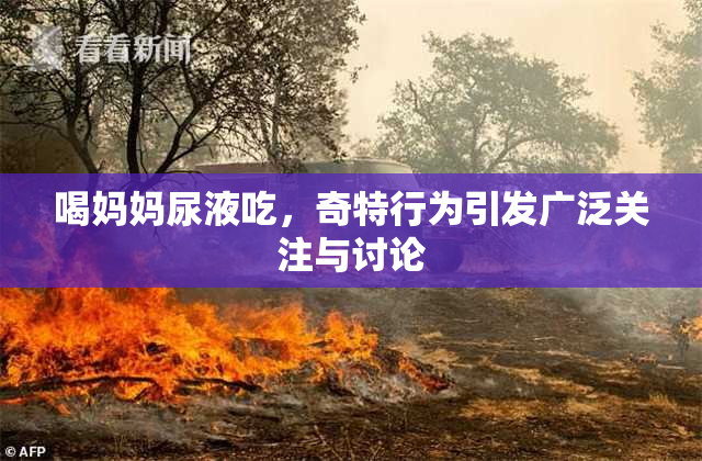 喝妈妈尿液吃，奇特行为引发广泛关注与讨论
