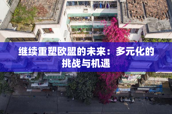 继续重塑欧盟的未来：多元化的挑战与机遇