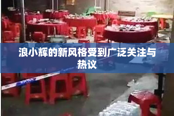 浪小辉的新风格受到广泛关注与热议