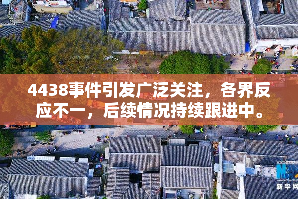 4438事件引发广泛关注，各界反应不一，后续情况持续跟进中。