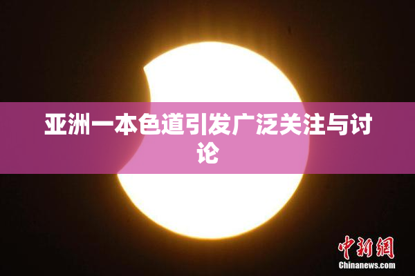 亚洲一本色道引发广泛关注与讨论