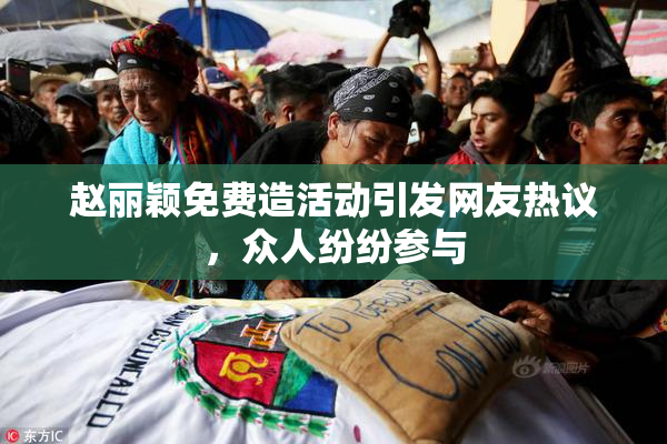 赵丽颖免费造活动引发网友热议，众人纷纷参与