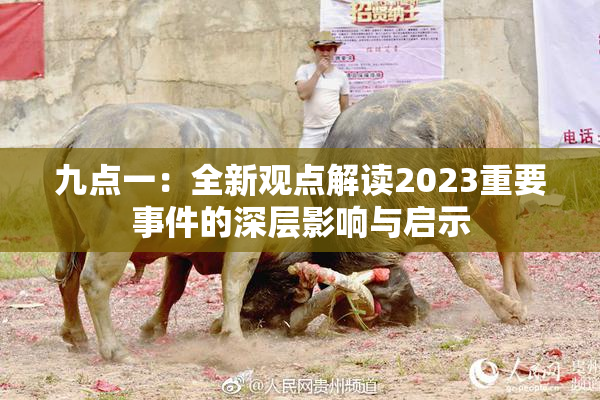 九点一：全新观点解读2023重要事件的深层影响与启示