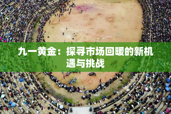 九一黄金：探寻市场回暖的新机遇与挑战