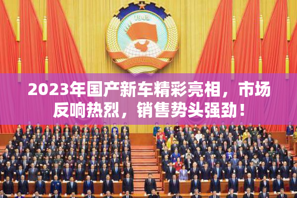 2023年国产新车精彩亮相，市场反响热烈，销售势头强劲！