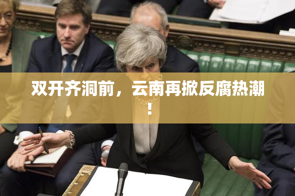 双开齐洞前，云南再掀反腐热潮！