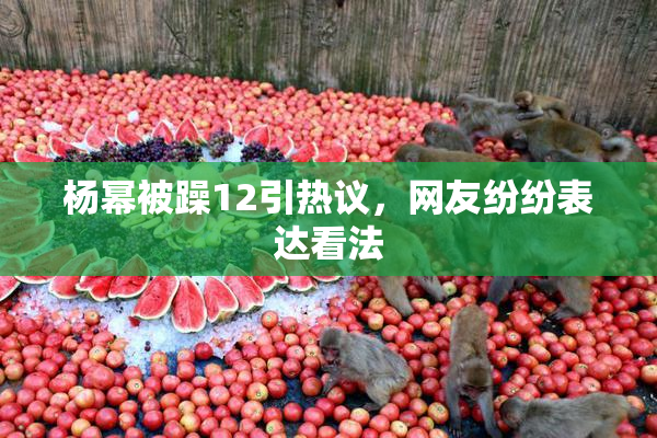 杨幂被躁12引热议，网友纷纷表达看法