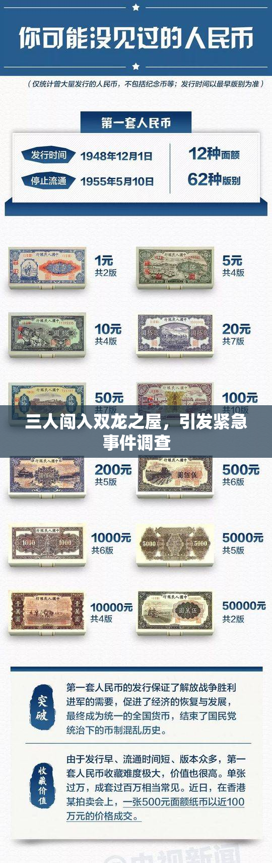 三人闯入双龙之屋，引发紧急事件调查