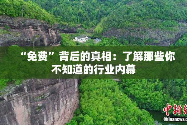 “免费”背后的真相：了解那些你不知道的行业内幕