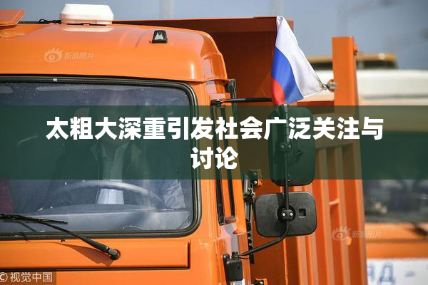 太粗大深重引发社会广泛关注与讨论