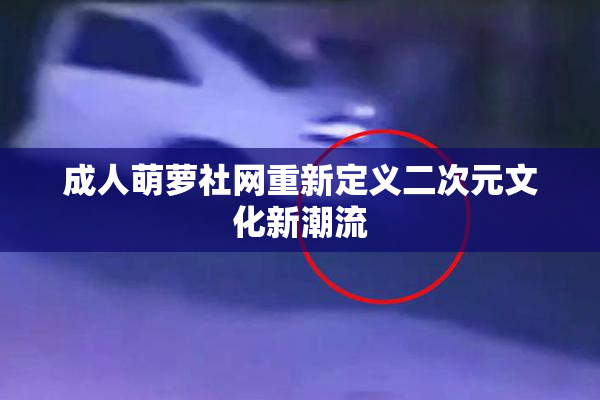 成人萌萝社网重新定义二次元文化新潮流