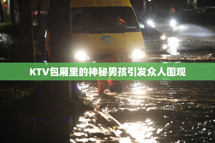 KTV包厢里的神秘男孩引发众人围观