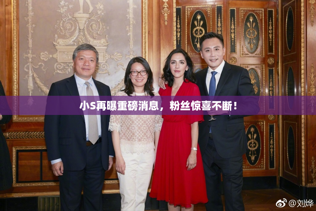 小S再曝重磅消息，粉丝惊喜不断！