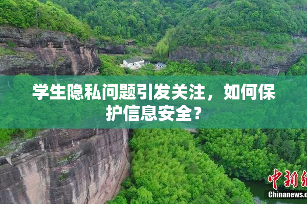 学生隐私问题引发关注，如何保护信息安全？
