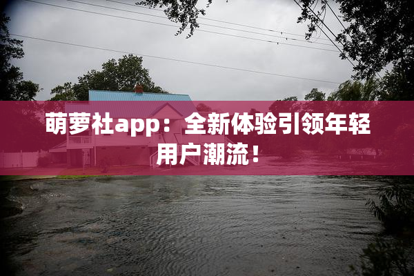 萌萝社app：全新体验引领年轻用户潮流！