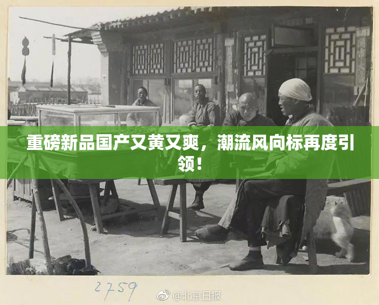 重磅新品国产又黄又爽，潮流风向标再度引领！
