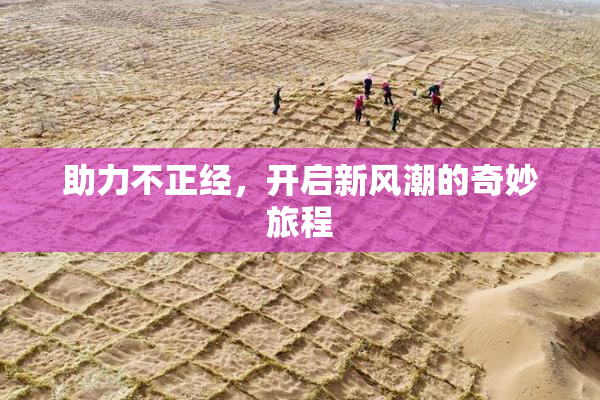 助力不正经，开启新风潮的奇妙旅程