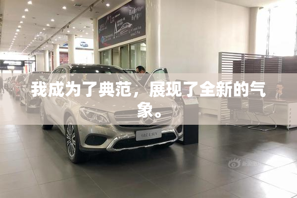 我成为了典范，展现了全新的气象。
