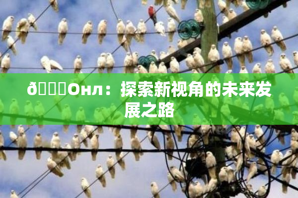 🐔Oнл：探索新视角的未来发展之路