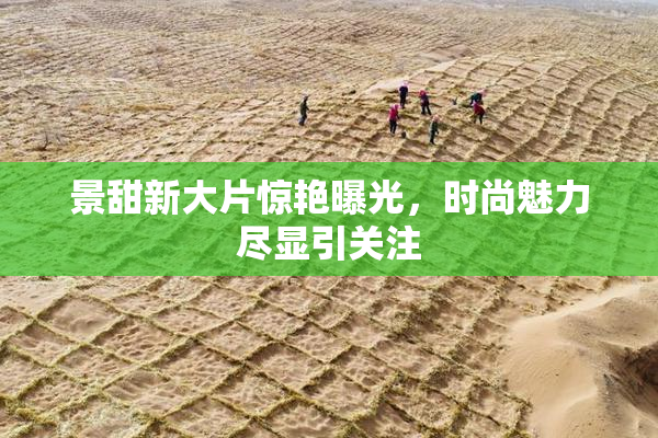 景甜新大片惊艳曝光，时尚魅力尽显引关注