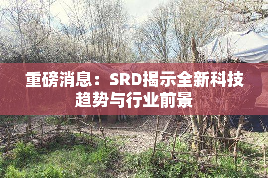 重磅消息：SRD揭示全新科技趋势与行业前景