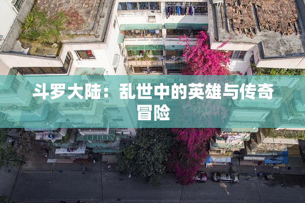 斗罗大陆：乱世中的英雄与传奇冒险