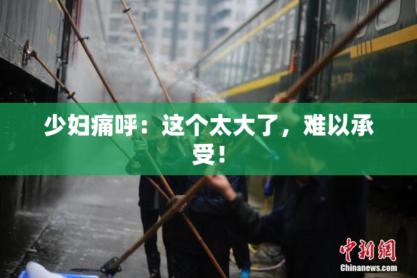 少妇痛呼：这个太大了，难以承受！