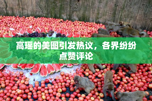 高瑶的美图引发热议，各界纷纷点赞评论