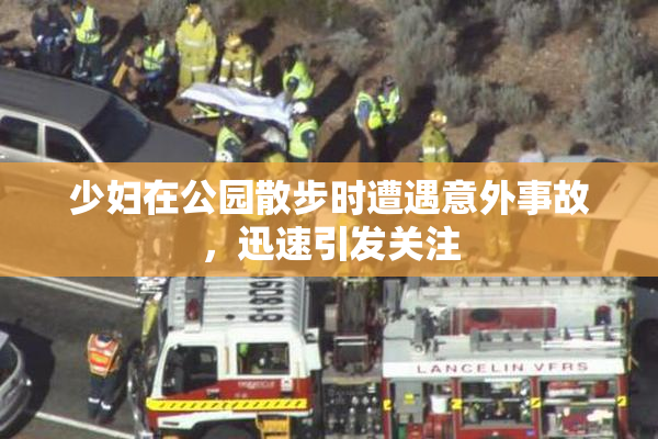 少妇在公园散步时遭遇意外事故，迅速引发关注