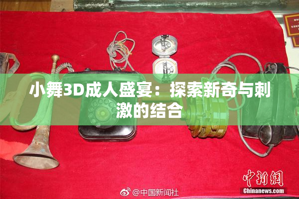 小舞3D成人盛宴：探索新奇与刺激的结合