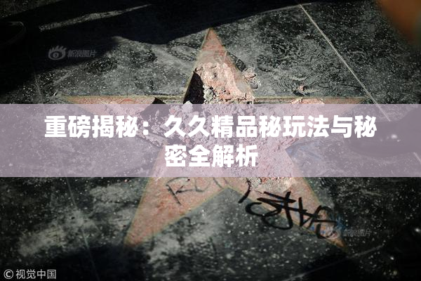 重磅揭秘：久久精品秘玩法与秘密全解析