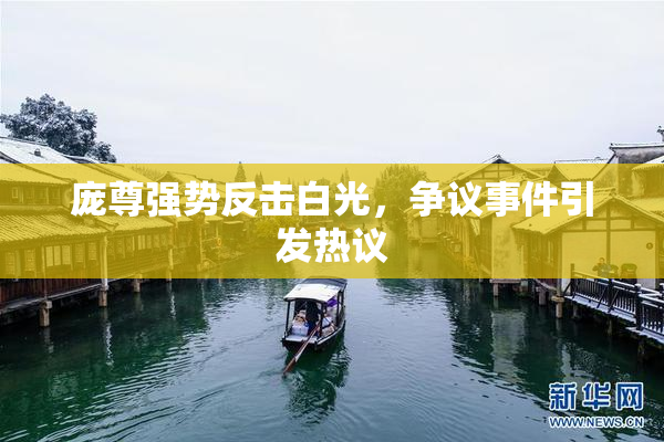 庞尊强势反击白光，争议事件引发热议