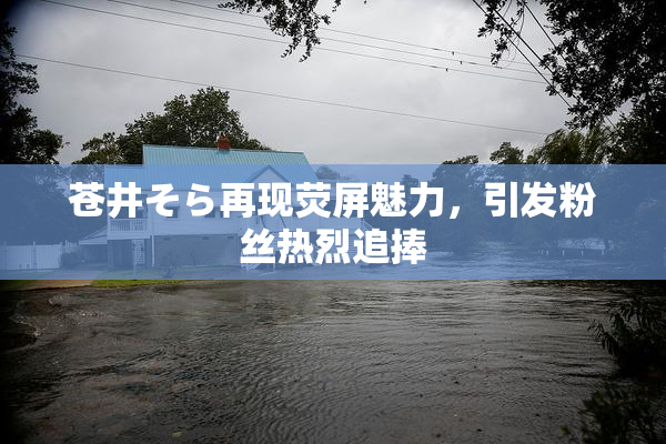 苍井そら再现荧屏魅力，引发粉丝热烈追捧