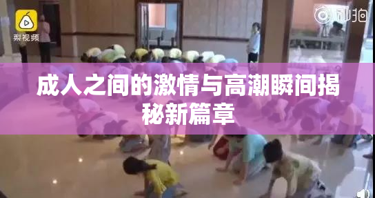 成人之间的激情与高潮瞬间揭秘新篇章