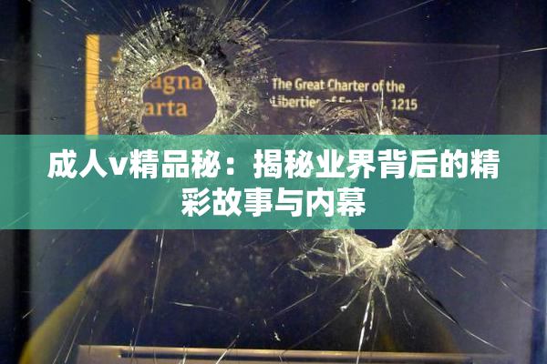 成人v精品秘：揭秘业界背后的精彩故事与内幕