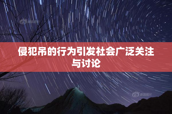 侵犯吊的行为引发社会广泛关注与讨论
