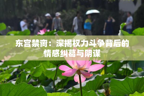 东宫禁脔：深揭权力斗争背后的情感纠葛与阴谋