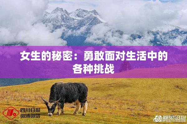女生的秘密：勇敢面对生活中的各种挑战