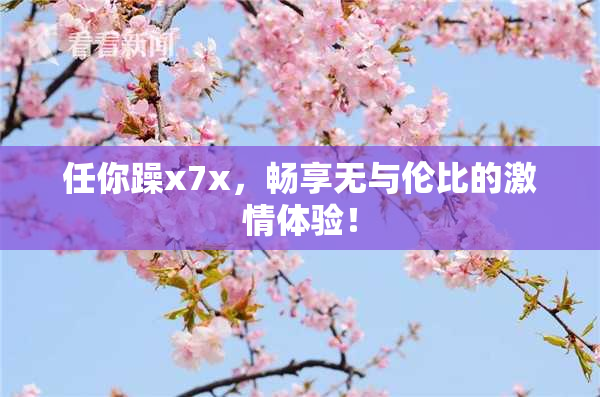 任你躁x7x，畅享无与伦比的激情体验！