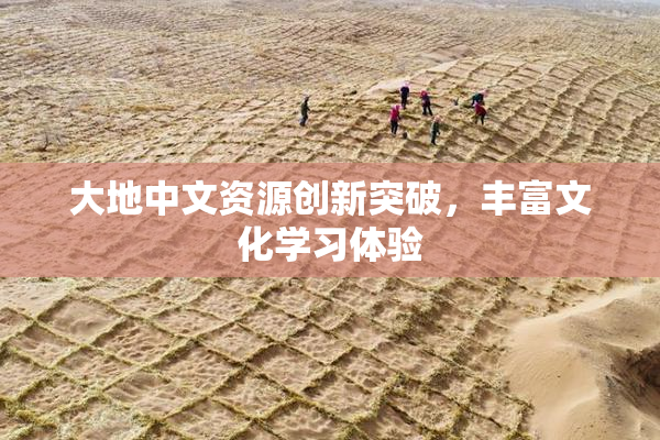 大地中文资源创新突破，丰富文化学习体验