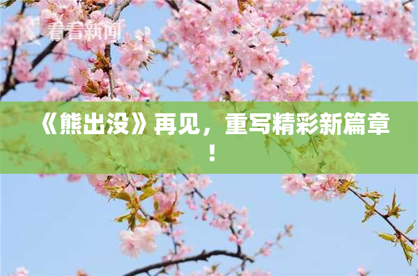 《熊出没》再见，重写精彩新篇章！